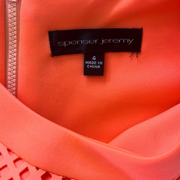 *DONATED**Spenser Jeremy- Bright Orange Scuba Dress! **FINAL PRICE ** - Picture 5 of 15